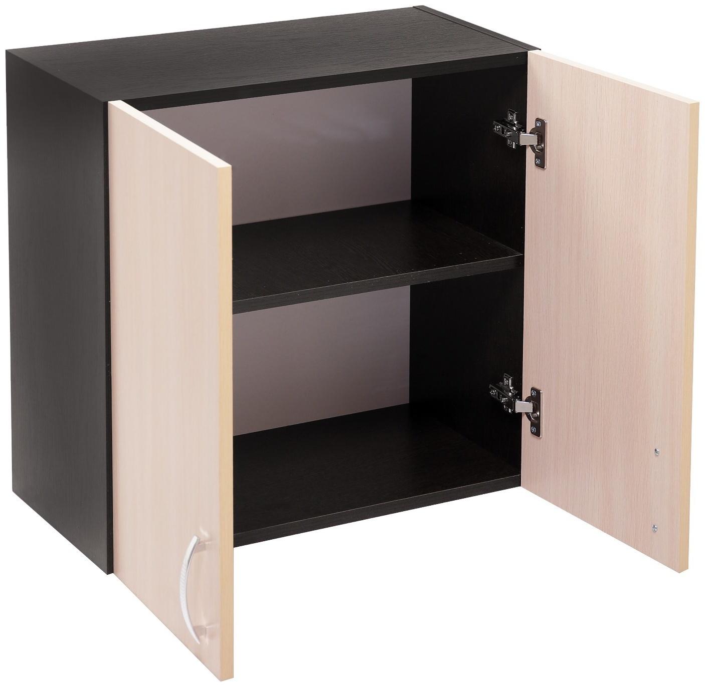 Шкаф навесной 600 Тоника, 600х570х300, Венге/Дуб молочный