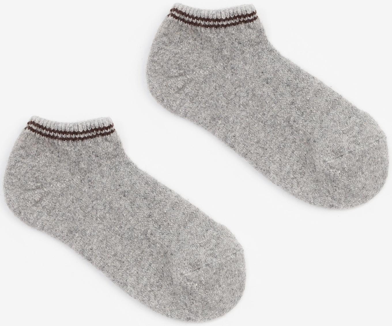 Носки женские из монгольской шерсти, цвет серый, размер 25 (37-39)