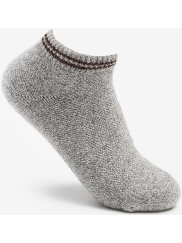Носки женские из монгольской шерсти, цвет серый, размер 25 (37-39)
