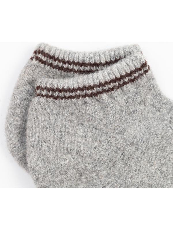 Носки женские из монгольской шерсти, цвет серый, размер 25 (37-39)