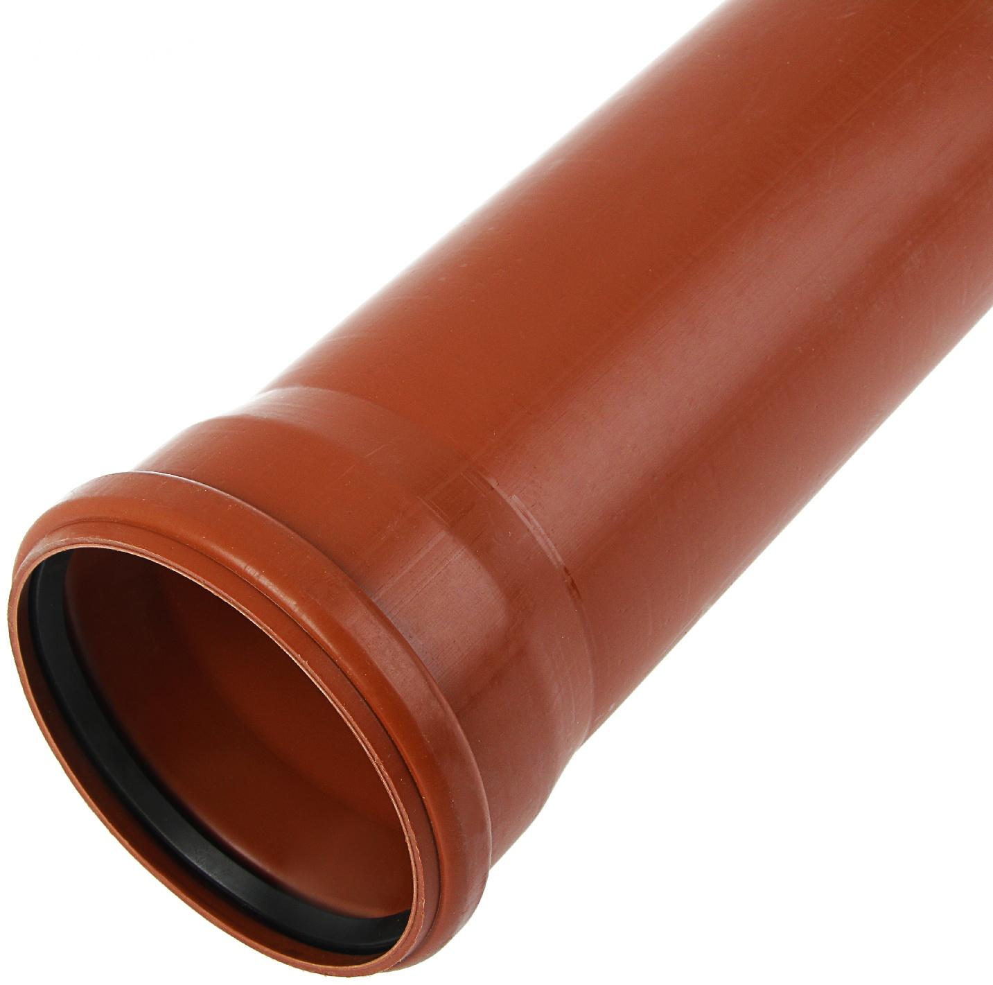 Труба канализационная FLEXTRON, наружная, d=160 мм, толщина 4.2 мм, 2000 мм