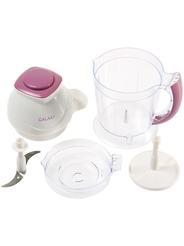 Измельчитель Galaxy GL 2353, пластик, 300 Вт, 1 л, белый