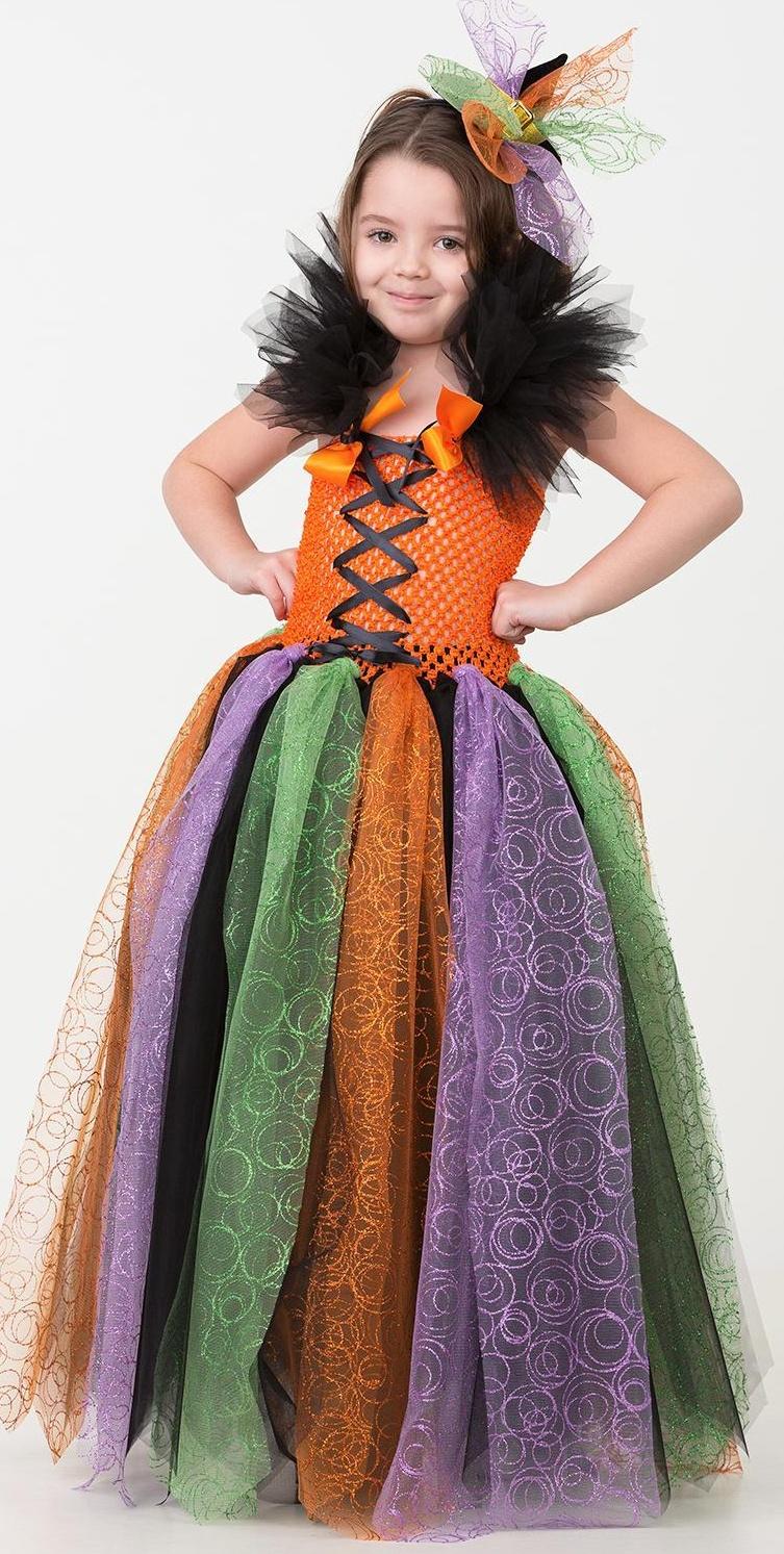 Карнавальный костюм «Ведьмочка», сделай сам, корсет, ленты, брошки, аксессуары