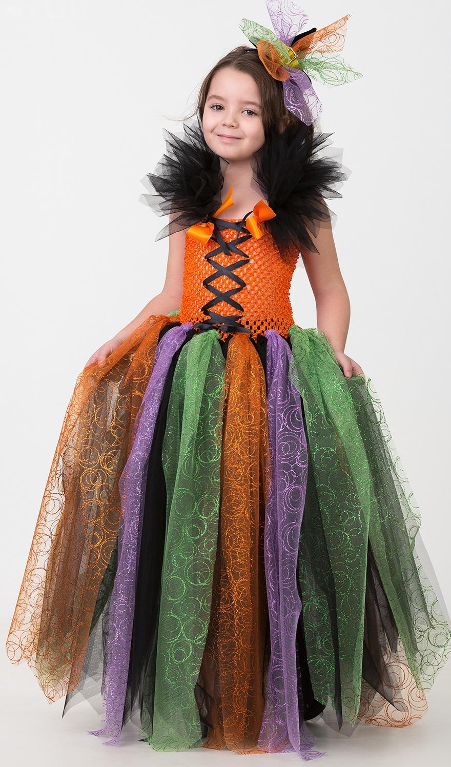 Карнавальный костюм «Ведьмочка», сделай сам, корсет, ленты, брошки, аксессуары