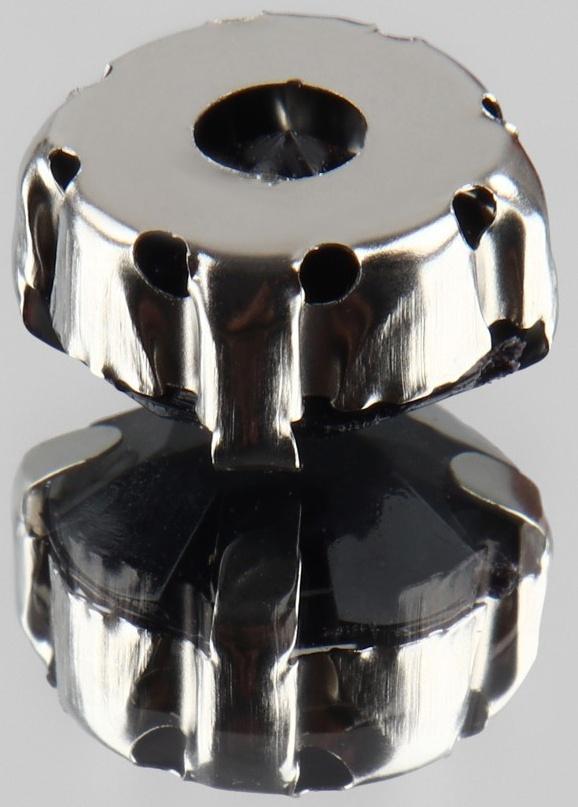 Стразы пришивные «Круг», в оправе, d = 10 мм, 20 шт, цвет чёрный