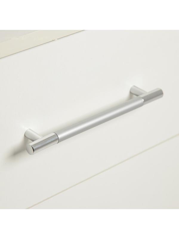 Комод КП-4   4ящ, 1000х800х440(730), Ясень шимо светлый/Белый