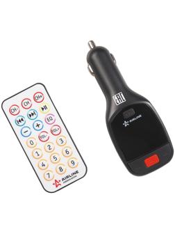 FM - трансмиттер Airline, LCD, USB. MicroSD. ПДУ AFM-L-01
