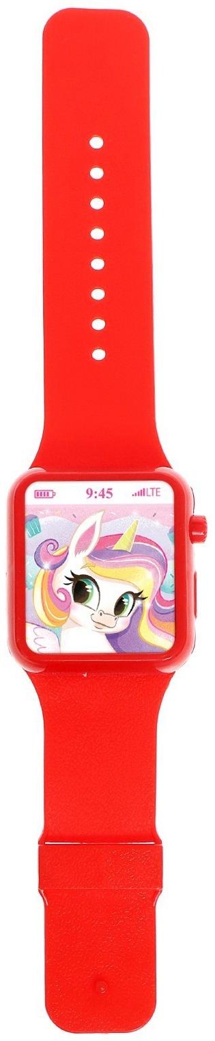 Часы музыкальные «Любимые пони», звуковые эффекты, цвет розовый