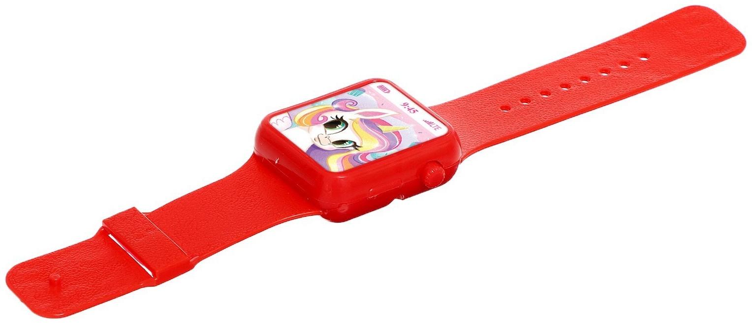 Часы музыкальные «Любимые пони», звуковые эффекты, цвет розовый