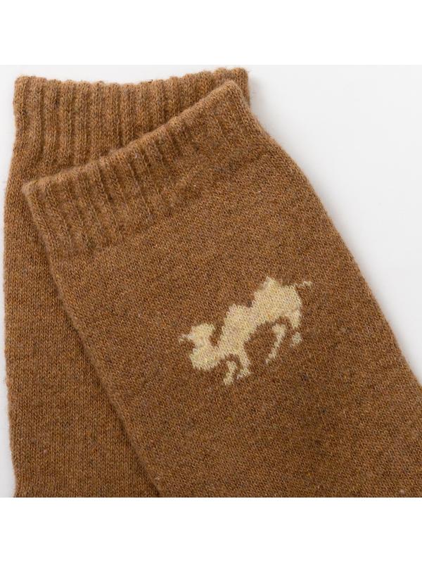 Носки мужские махровые шерстяные, цвет коричневый, размер 25-27 (39-44)