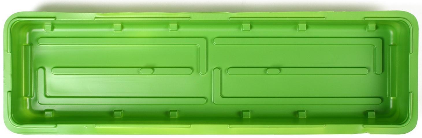 Мини-парник для рассады, 44 × 22 × 12 см, без вставок, Greengо