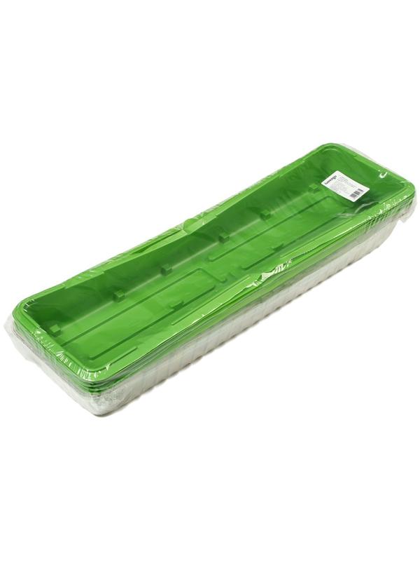 Мини-парник для рассады, 44 × 22 × 12 см, без вставок, Greengо