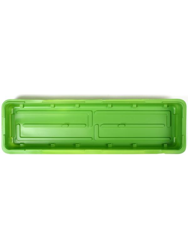 Мини-парник для рассады, 44 × 22 × 12 см, без вставок, Greengо