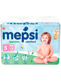 Подгузники-трусики Mepsi размер XL (12-22 кг), 19 шт