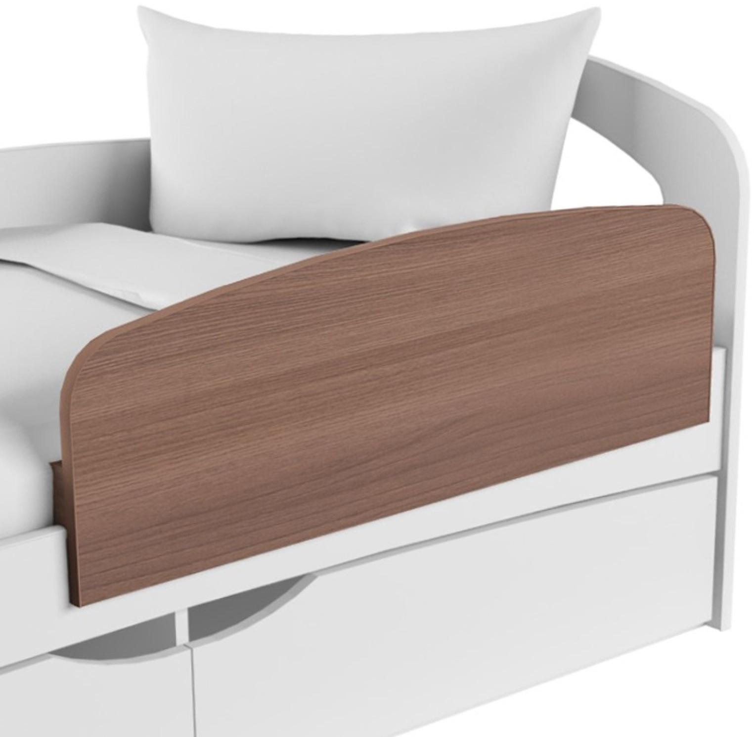 Бортик для кровати съемный Твист-1, 900х50х300, Ясень шимо темный