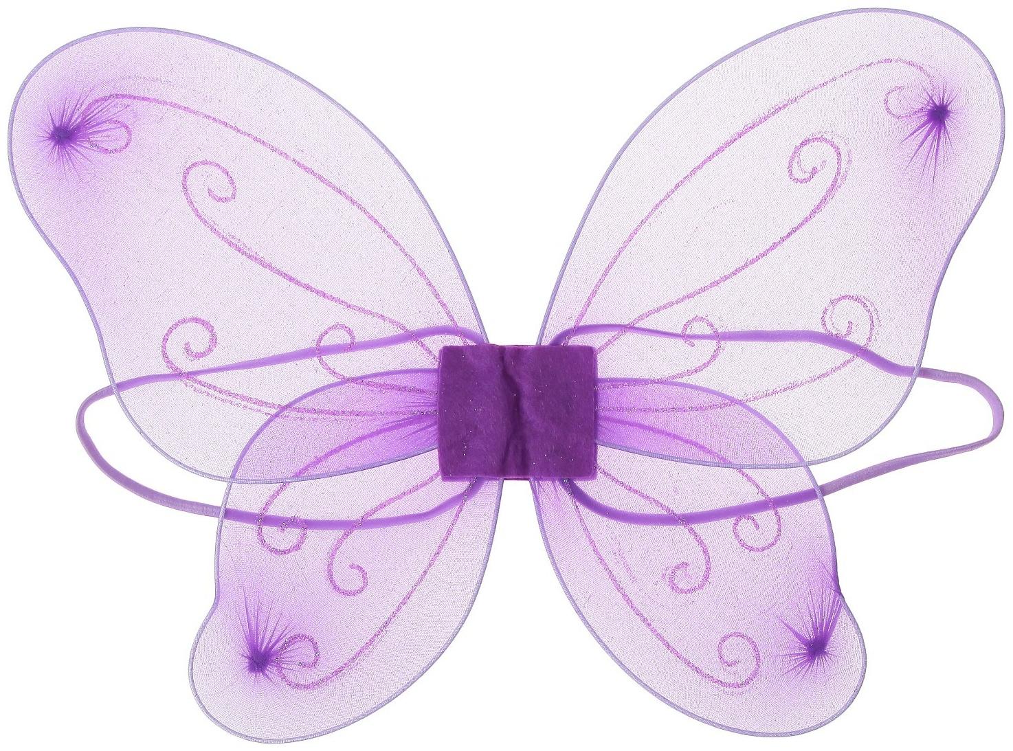 Карнавальные крылья «Фея», цвет фиолетовый