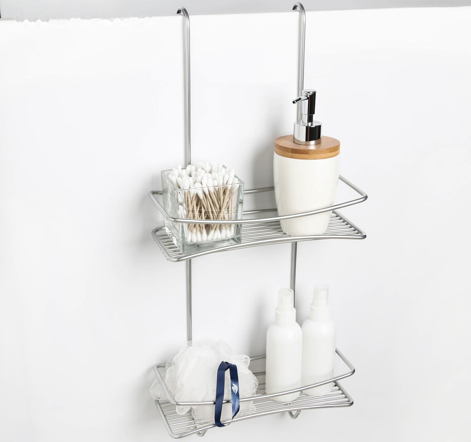 Полка навесная для душевой кабины 2-х ярусная 