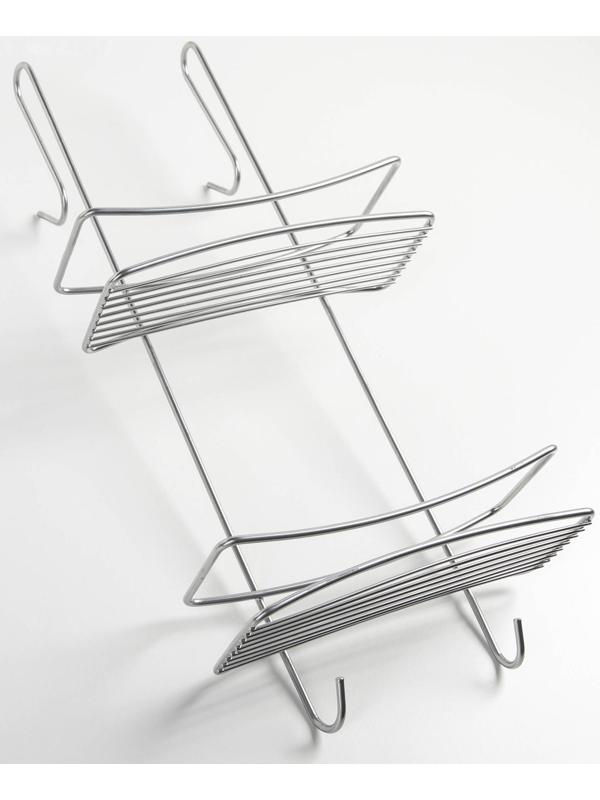 Полка навесная для душевой кабины 2-х ярусная 