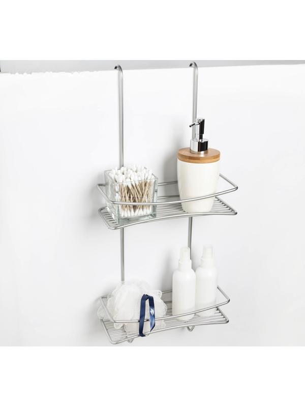 Полка навесная для душевой кабины 2-х ярусная 