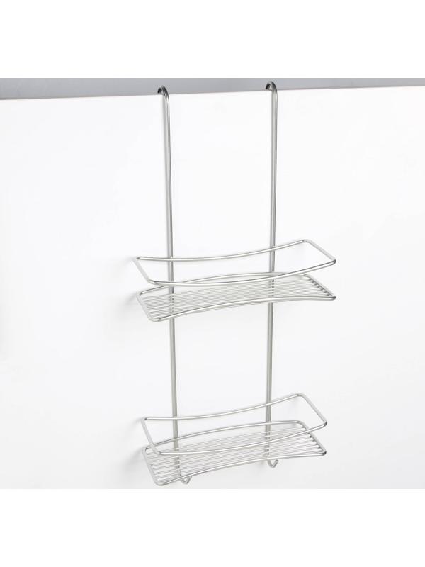 Полка навесная для душевой кабины 2-х ярусная 