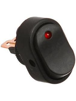 Кнопка - выключатель, с подсветкой