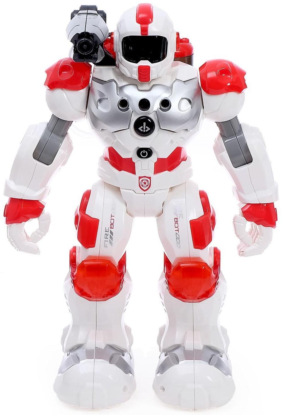 Робот радиоуправляемый, интерактивный «Огнеборец», стреляет водой, работает от аккумулятора