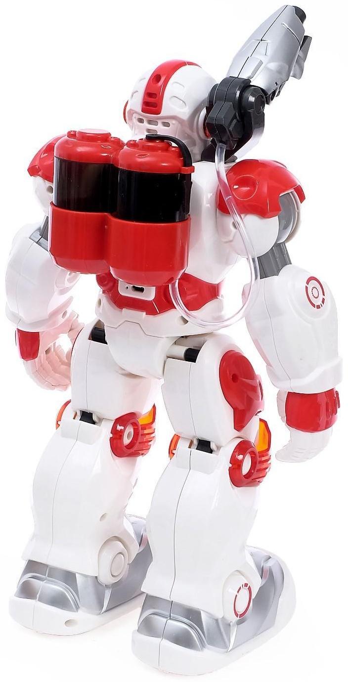 Робот радиоуправляемый, интерактивный «Огнеборец», стреляет водой, работает от аккумулятора