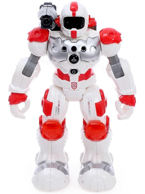 Робот радиоуправляемый, интерактивный «Огнеборец», стреляет водой, работает от аккумулятора