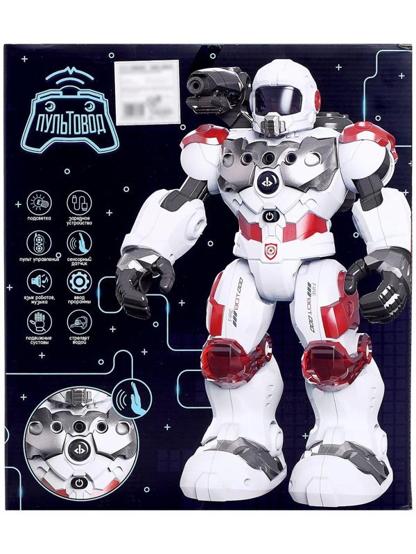 Робот радиоуправляемый, интерактивный «Огнеборец», стреляет водой, работает от аккумулятора