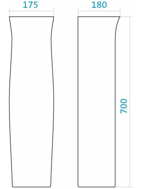 Пьедестал Santek для умывальников «Анимо»