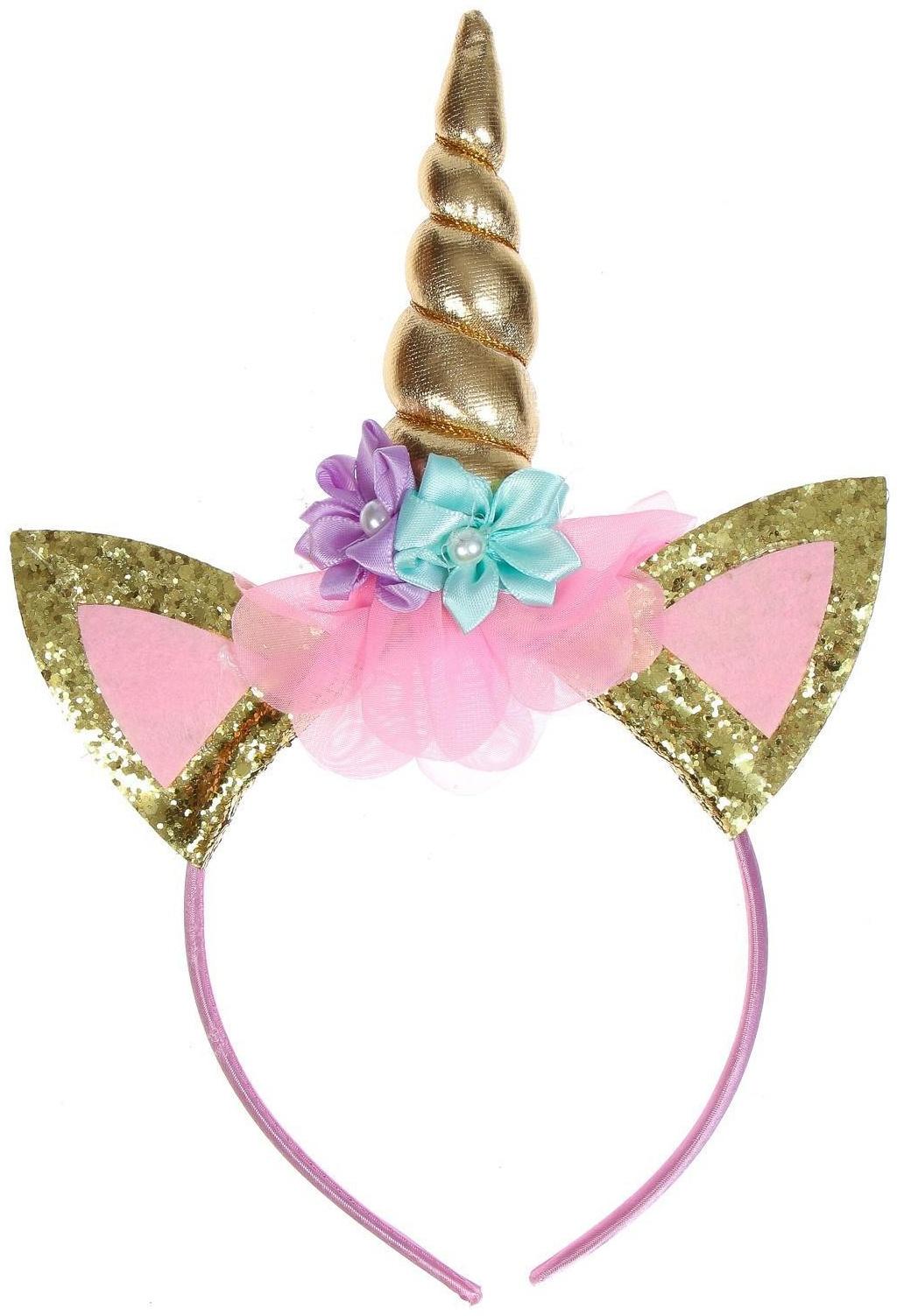 Карнавальный ободок «Единорог», с ушками