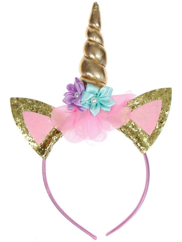 Карнавальный ободок «Единорог», с ушками