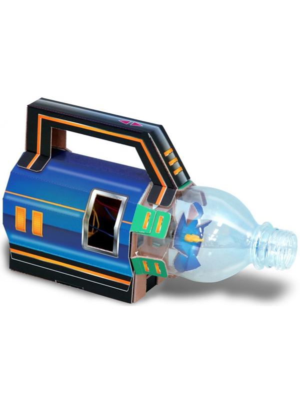 Набор для опытов «Пылесос-конструктор», работает от батареек, в пакете