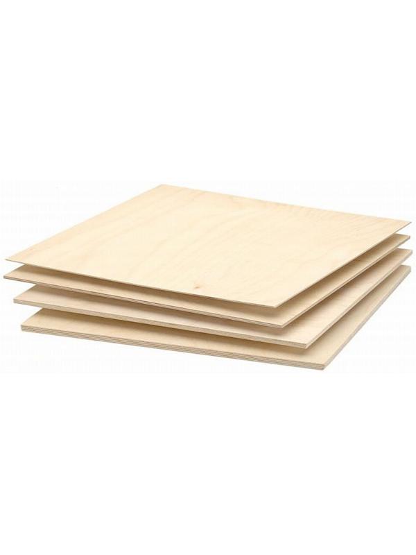 Фанера ФК 3мм 1525х1525 мм сорт 4/4