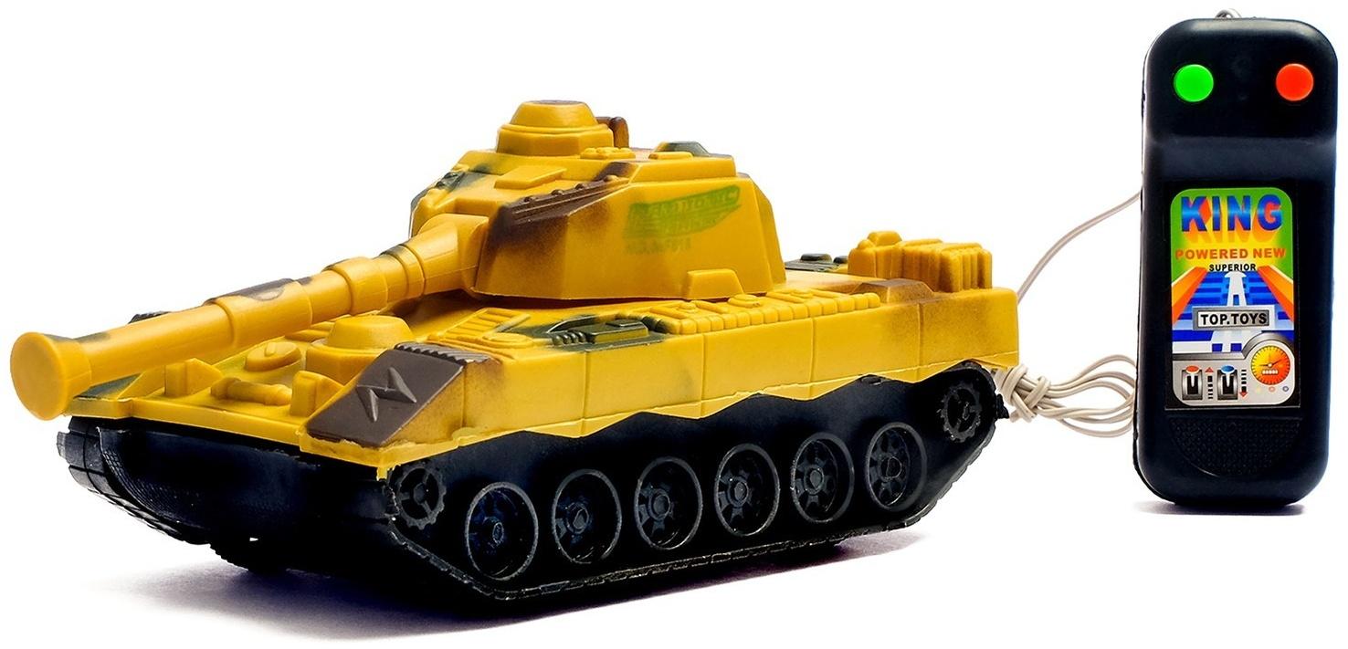 Танк «Тигр», на дистанционном управлении, цвета МИКС, в пакете
