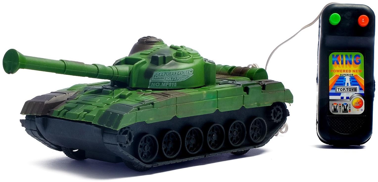 Танк «Тигр», на дистанционном управлении, цвета МИКС, в пакете