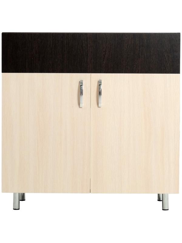 Шкаф напольный под мойку 800 Тоника, Венге/Дуб молочный