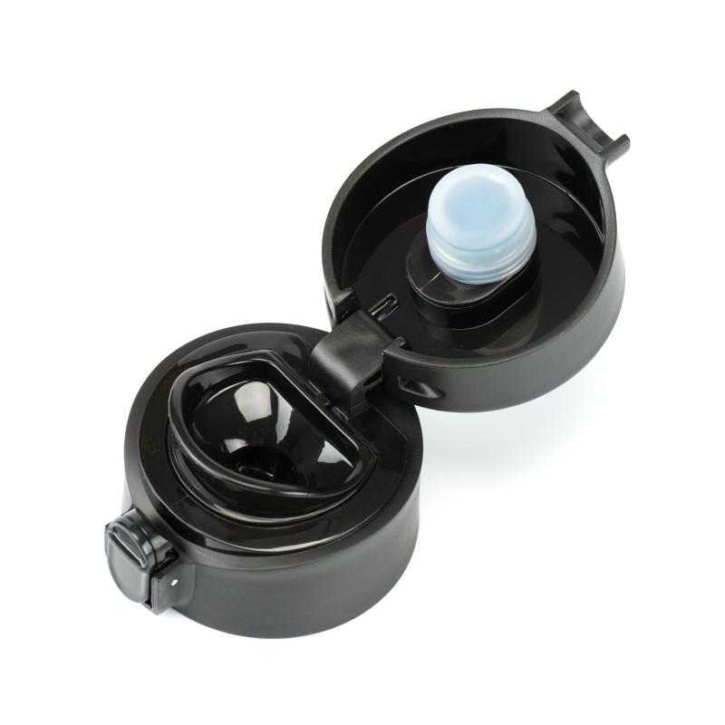 Термокружка Stinger, 0,35л,сталь/пластик,сереб., 6,6x6,4x20,3см,HD-350-35