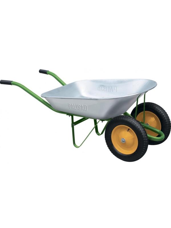 Тачка садовая 2-х колесная, г/п 170 кг, объем 78 л// Palisad 689225