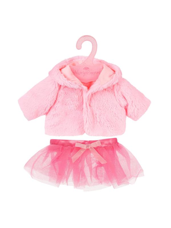 Одежда для кукол 38-43см, шубка с юбкой.