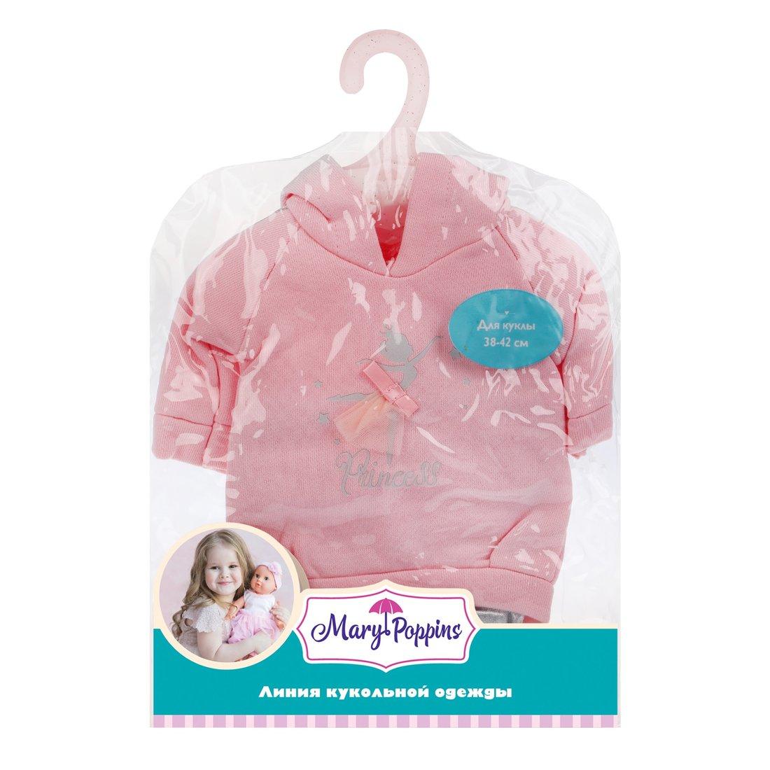 Одежда для кукол 43см, толстовка и леггинсы Принцесса