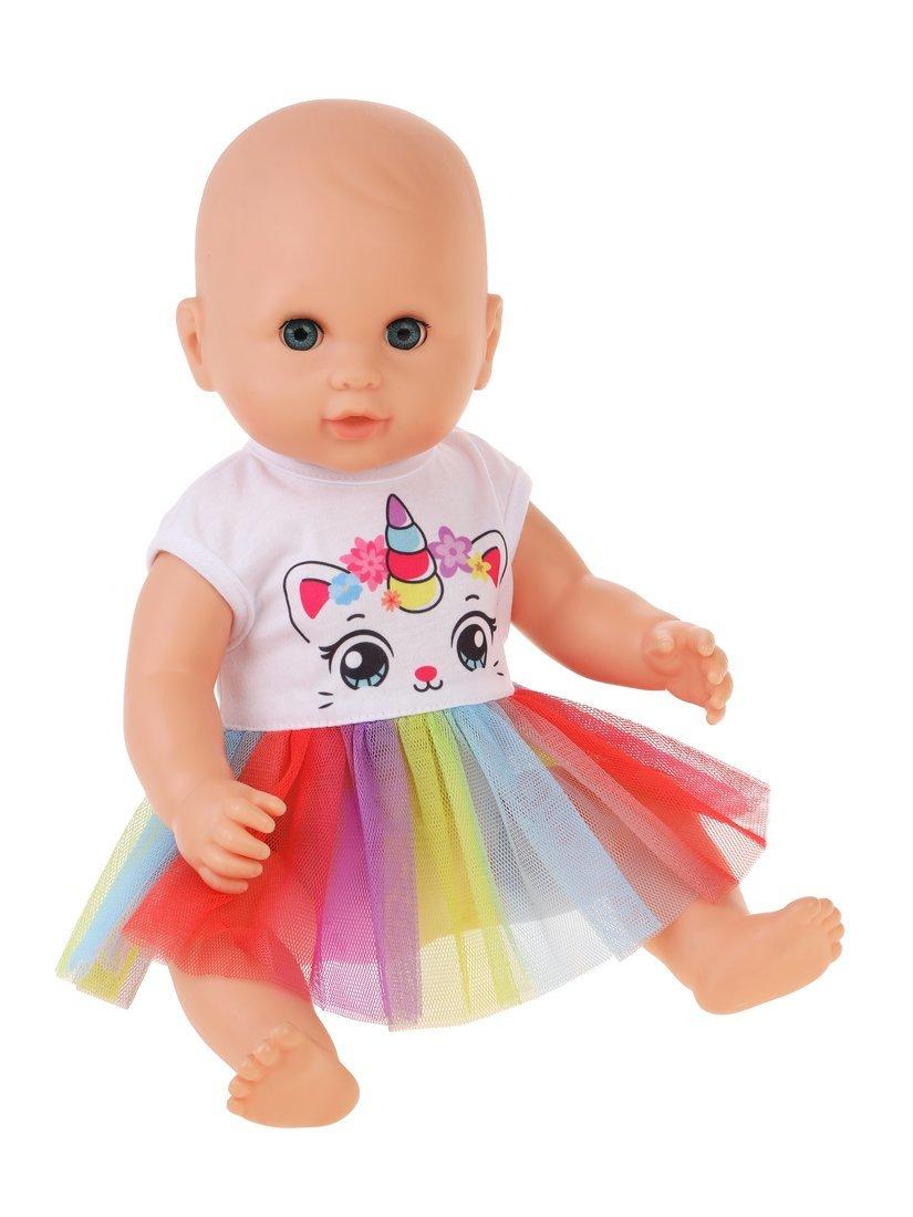 Одежда для кукол 38-43см, платье Caticorn, вешкалка-картон