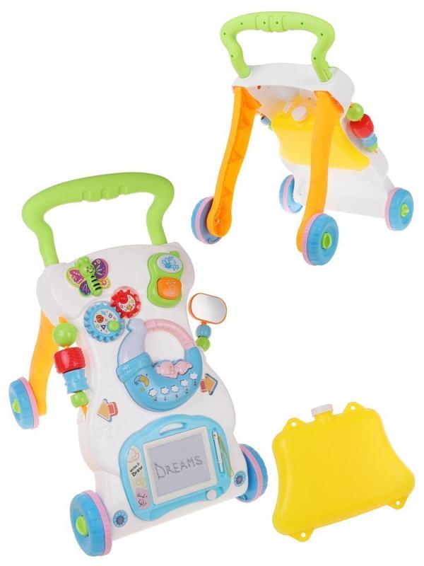 ДЕФЕКТ УПАКОВКИ Каталка, свет, звук, эл.пит. ААх2 не вх.в компл., коробка