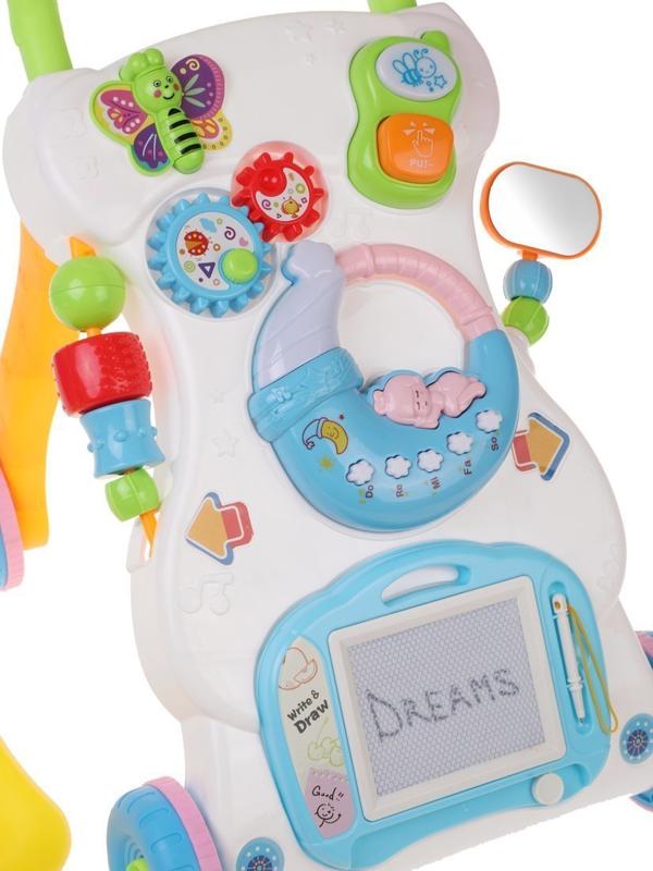 ДЕФЕКТ УПАКОВКИ Каталка, свет, звук, эл.пит. ААх2 не вх.в компл., коробка