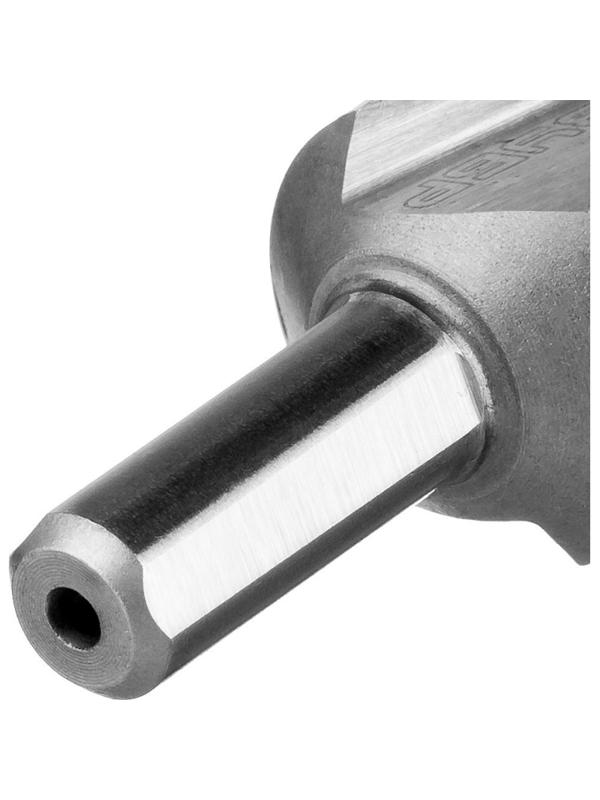 Сверло ступенчатое ЗУБР 4-30мм, 14 ступеней, сталь Р6М5 (29670-4-30-14_z01)