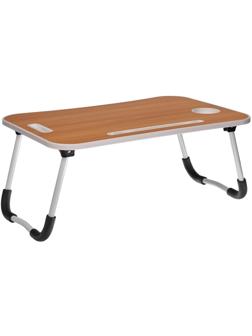 Стол для ноутбука Т3_ЛАЙТ скл-й с подстак 59,5x39,5x26,4 МДФ/мет св.дер/бел