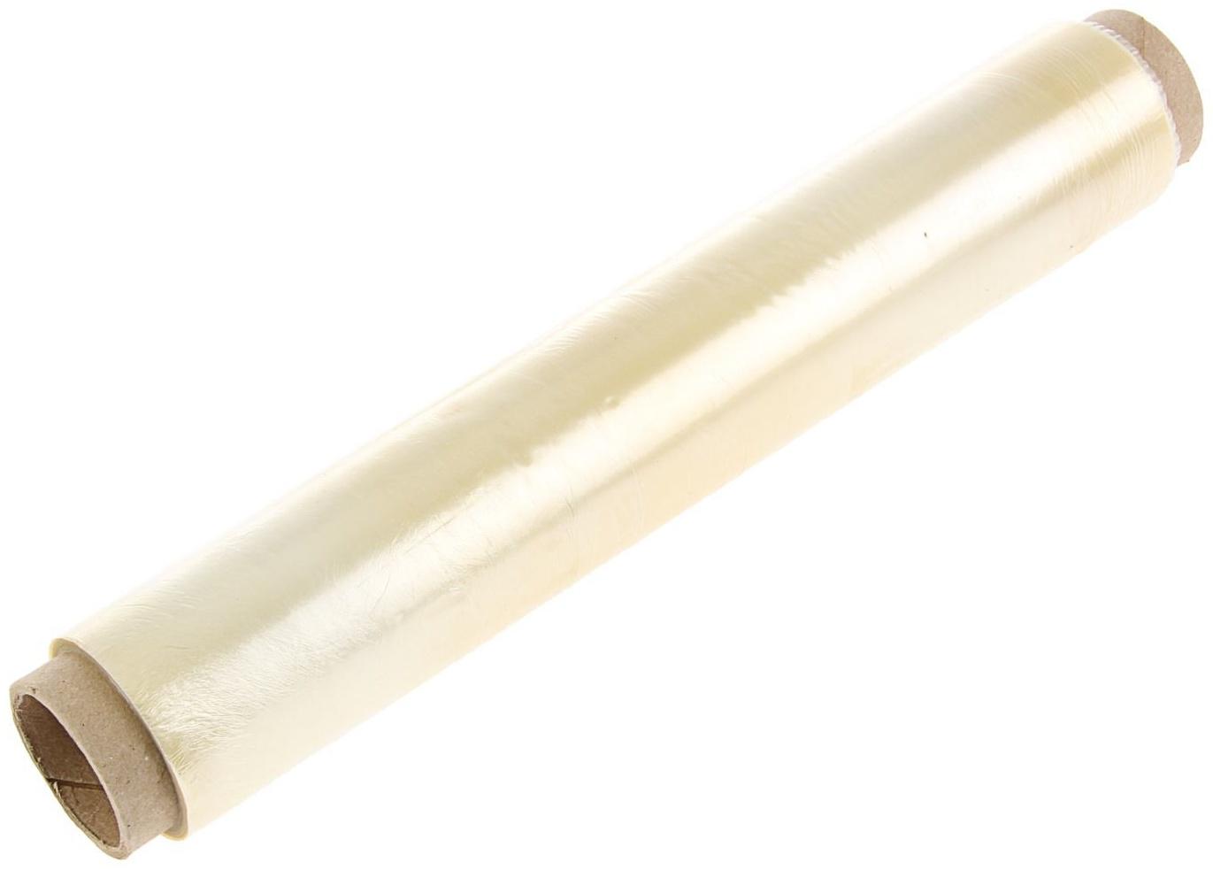 Пленка пищевая, желтая, 30 см x 100 м, 8 мкм, 100 гр