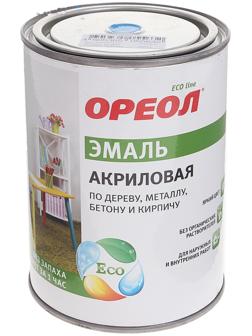 Эмаль Ореол акриловая голубая глянцевая 0,9кг