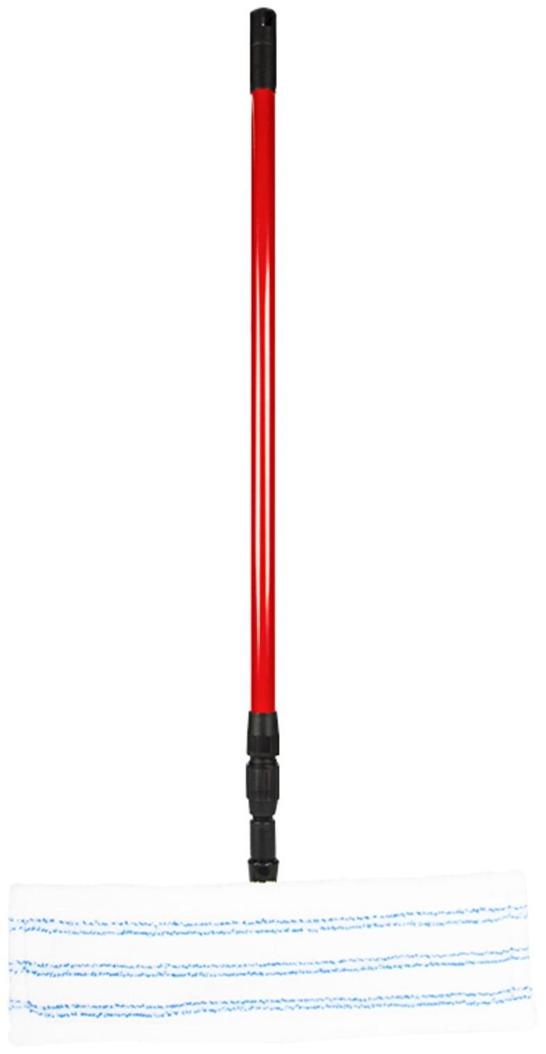 Швабра для уборки HAUSMANN, с насадкой из микрофибры, с телескопической ручкой