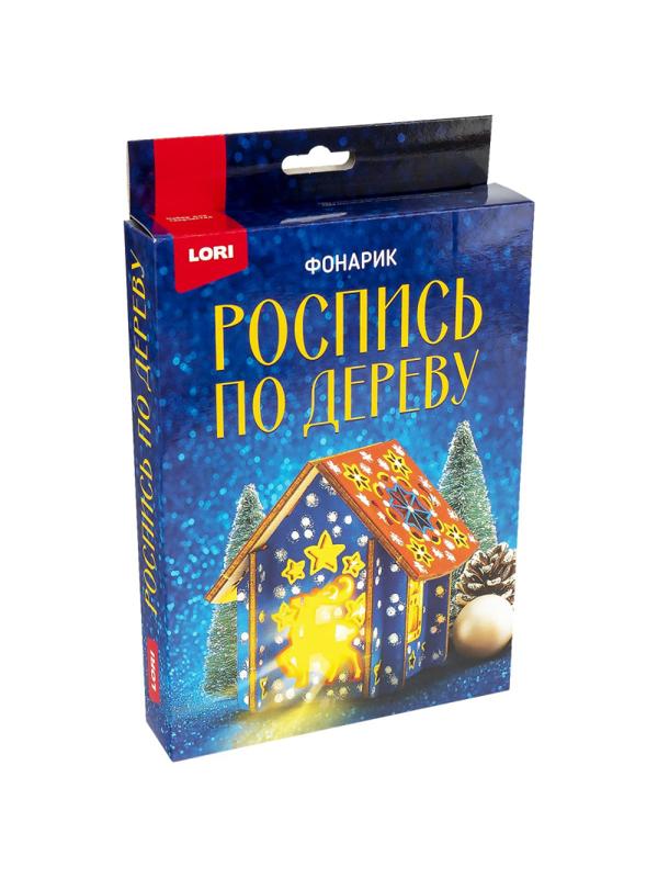 Набор для творчества роспись по дереву Фонарик Новогодний олень Фнн-055